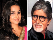 امیتابھ بچن اور ودیا بالن پرکشش سبزی خور اسٹارز قرار