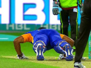 کیرون پولارڈ نے فتح کا مشن مکمل کرتے ہی پش اپس لگائے