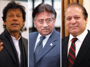 نوازشریفبینظیرمشرف عمران اوربلاول کے بچپن کی یادگار تصاویر