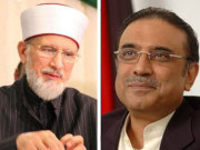 زرداری کا طاہرالقادری کو فون پنجاب کے بڑے بڑے برج الٹا دیں گے آصف زرداری