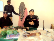 کراچی شہر کے مختلف علاقوں سے 6 بھتہ خور گرفتار اسلحہ برآمد پولیس