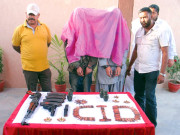 کالعدم تحریک طالبان کے 2کارکن گرفتار دستی بم اور اسلحہ برآمد  