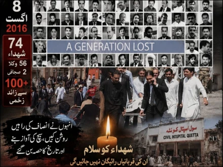8 اگست کا سانحہ سول اسپتال: بلوچستان کا وہ درد ہے جو کبھی پرانا نہیں ہوگا