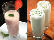 لیچی اور اسٹرابیری کی لسی