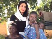 پریانکا کی افریقی بچوں کو ’ٹھمکا‘ سکھانے کی وڈیو وائرل