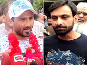 محمد حفیظ اورجنید خان کا وطن واپسی پر شاندار استقبال