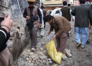 ہنگو دھماکے میں جاں بحق افراد سپردخاک‘رقت آمیز مناظر‘ فضا سوگوار