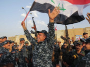موصل میں داعش کو شکست عراقی فوجیوں کا جشن