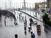 کراچی کے مختلف علاقوں میں ہلکی بارش