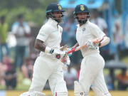 گال ٹیسٹ کے ابتدائی دن دھون اور پجارا کی سنچریاں