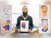 انگلش کرکٹرز نے نیلامی کیلیے ہیروز کی تصاویر بنا دیں