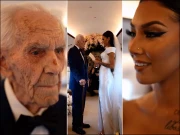 90 سالہ شخص کی 25 سالہ لڑکی سے نجی طیارے میں شادی، ویڈیو وائرل