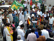 راولپنڈی کے پاور شو میں ناکام لیگی قائدین پس منظر میں