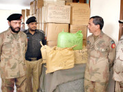 ماڑی پور میں گودام پر چھاپہ 10ٹن سے زائد حشیش برآمد
