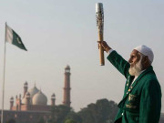 کامن ویلتھ گیمز کی مشعل کیلئے لاہور میں تقریب