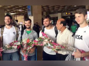 نشان حیدر ہاکی ٹورنامنٹ کیلیے ارجنٹائن کے 4 گول کیپرز کراچی پہنچ گئے