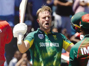 دوسرا ون ڈے ڈی ویلیئرزنے بنگلہ بولرزکی درگت بنادی