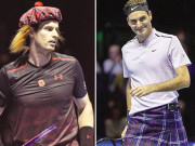  فیڈرکی ’لیڈیز اسکرٹ‘ پہن کر نمائشی میچ میں شرکت