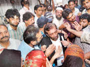 متحدہ کے وفد کا دورہ عباس ٹائونمتاثرین سے اظہار یکجہتی 