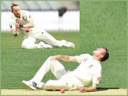 جیک بال کی ٹخنے میں انجری کے باعث نائب کوچ پال کولنگ ووڈ کو فیلڈنگ کرنا پڑی