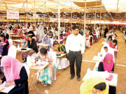نتائج کی منسوخی پر میڈیکل کے داخلہ ٹیسٹ میں کامیاب طلبا سراپا احتجاج