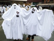 بھوتوں کے لباس میں سب سے بڑے اجتماع کے عالمی ریکارڈ کی کوشش 