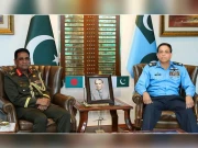 بنگلہ دیشی دفاعی وفد کی ایئرچیف سے ملاقات، جے ایف 17 تھنڈر طیاروں میں گہری دلچسپی کا اظہار