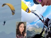 خاتون پیراشوٹر سیاح ہزاروں فٹ بلندی سے گر کر ہلاک؛ ویڈیو وائرل 