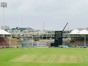 چیمپیئنز ٹرافی؛ نیشنل اسٹیڈیم کراچی میں تعمیراتی کام حتمی مرحلے میں داخل