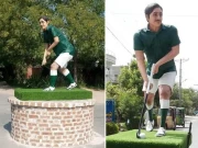 اولمپئین سمیع اللہ کے مجسمے سے ہاکی، گیند کے بعد چور جنگلہ بھی لے اُڑے