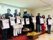 پاکستان اور بھارت کے طلباء کی بنائی گئیں پینٹگز پر مشتمل امن کلینڈر کا اجرا