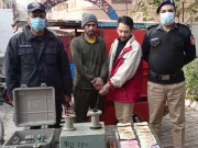 ریلوے الیکٹرک سگنل بکس کی چوری میں ملوث ملزمان گرفتار