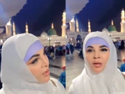 مسلمان ہونے کے بعد راکھی ساونت کی نیوایئر نائٹ مسجد نبوی ﷺ میں،  ویڈیو بیان بھی جاری کردیا