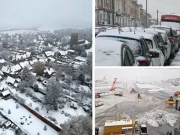 برطانیہ میں شدید برف باری سے نظامِ زندگی درہم برہم ؛ درجہ حرارت منفی 10 تک ہونے کا امکان