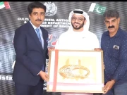 کراچی ایئرپورٹ پر یو اے ای کے قومی دن کی مناسبت سے تقریب کا انعقاد، مسافروں میں مٹھائیاں تقسیم