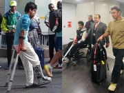 صائم ایوب ٹخنے کے علاج کیلیے لندن پہنچ گئے