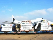 لبنان وغزہ کے لیے 17ویں امدادی کھیپ کراچی سے روانہ