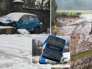 برطانیہ میں سمندری طوفان ’برٹ‘ نے تباہی مچادی؛ 2 افراد ہلاک 