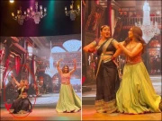 ودیا بالن رقص کرتے ہوئے اسٹیج پر گرگئیں