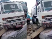 کراچی؛ واٹر ٹینکر بے قابو ہو کر رہائشی عمارت میں جا گھسا، ویڈیو سوشل میڈیا پر وائرل