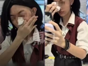 زیادہ میک اپ کیوجہ سے مشین خاتون کا چہرہ شناخت کرنے میں ناکام ہوگئی