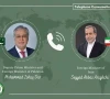 اسحاق ڈار اور ایرانی وزیر خارجہ کے درمیان ٹیلی فونک رابطہ