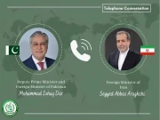 اسحاق ڈار اور ایرانی وزیر خارجہ کے درمیان ٹیلی فونک رابطہ