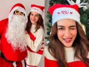 کریتی سینن کی بوائے فرینڈ کے ساتھ کرسمس پر رومانٹک تصاویر نے تہلکہ مچادیا