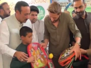 شاہد آفریدی کا باجوڑ کا خصوصی دورہ، 20 لاکھ روپے امداد کا اعلان