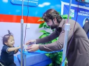 سابق کپتان کرکٹر احمد شہزاد کا  الخدمت تھیلیسیمیا سینٹر نشترآباد پشاور کا دورہ