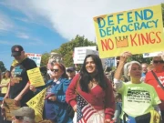 ٹرمپ کی سخت گیر پالیسیوں کے خلاف امریکا کے 2700 سے زائد مقامات پر احتجاجی مظاہرے