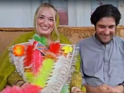 امریکا سے آئی خاتون نے اسلام قبول کرکے دیر بالا کے نوجوان سے شادی کرلی