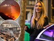 لاس اینجلس آتشزدگی؛ انجلینا جولی نے اپنے گھر کے دروازے کھول دیے