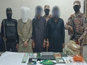 کراچی؛ رینجرز اور سی ٹی ڈی کی کارروائی، فتنۃ الہندوستان کے 3 انتہائی مطلوب سہولتکار گرفتار